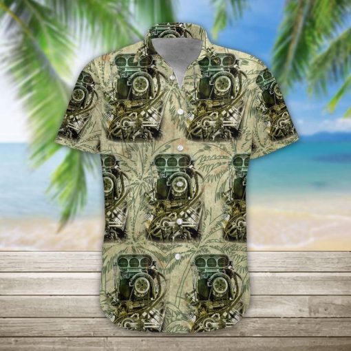 3D Drag Racing Hawaii Shirt hawaii Short Sleeve Shirt