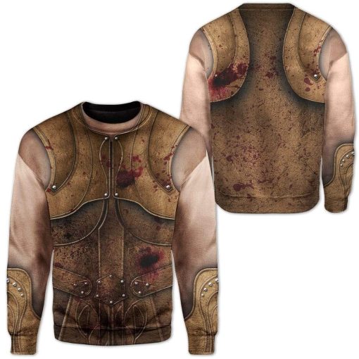 3D Full-Print Achilles Hoodie Apparel HD-TA02111901 3D Custom Fleece Hoodies