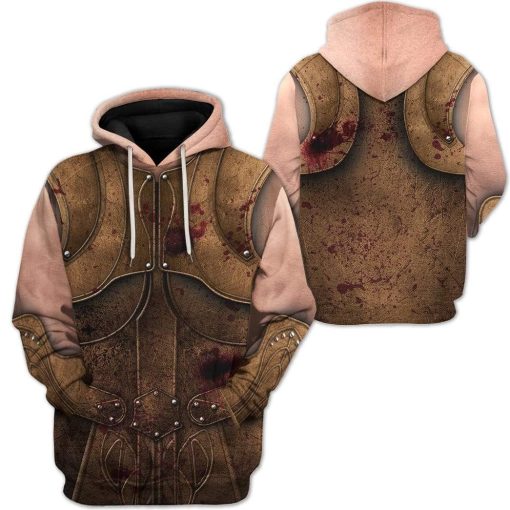 3D Full-Print Achilles Hoodie Apparel HD-TA02111901 3D Custom Fleece Hoodies