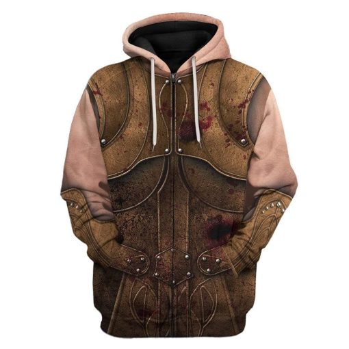 3D Full-Print Achilles Hoodie Apparel HD-TA02111901 3D Custom Fleece Hoodies Zip Hoodie S