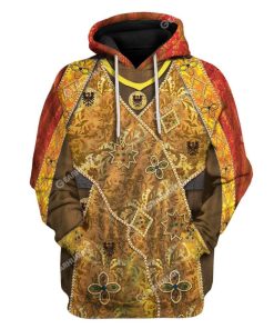 3D Full-Print Charlemagne Apparel HD-DT31101904 3D Custom Fleece Hoodies Hoodie S 