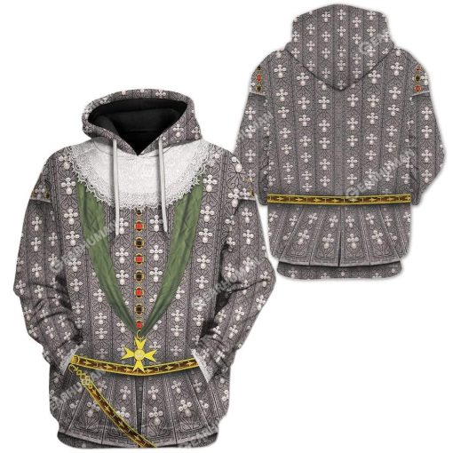 3D Full-Print Henry IV Of France Apparel HD-AT01111916 3D Custom Fleece Hoodies