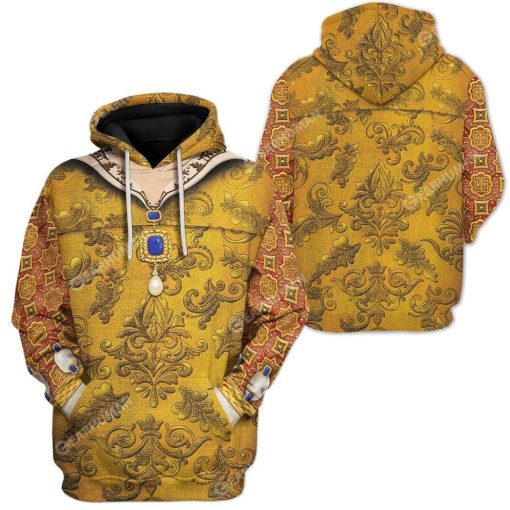 3D Full-Print Mary I of England Apparel HD-AT31101909 3D Custom Fleece Hoodies