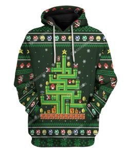 3D Full-Print Ugly Mario Apparel HD-TT05111902 3D Custom Fleece Hoodies Hoodie S 