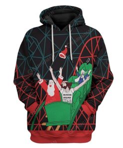 3D Full-Print Ugly Santa And Jesus Apparel HD-AT01111908 3D Custom Fleece Hoodies Hoodie S 