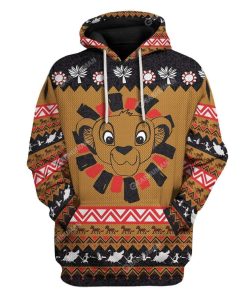 3D Full-Print Ugly Simba Apparel HD-DT04111912 3D Custom Fleece Hoodies Hoodie S 