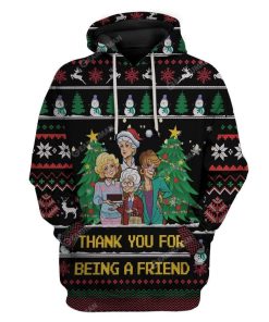 3D Full-Print Ugly Thank You For Being A Friend Apparel HD-TT05111901 3D Custom Fleece Hoodies Hoodie S 