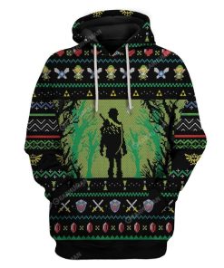 3D Full-Print Ugly Zelda Apparel HD-TT05111903 3D Custom Fleece Hoodies Hoodie S 