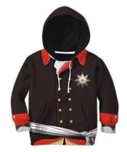 3D Kid Full-Print Frederick The Great Apparel HD-DT2691904K Kid 3D Apparel Kid Hoodie 2XS/3-4