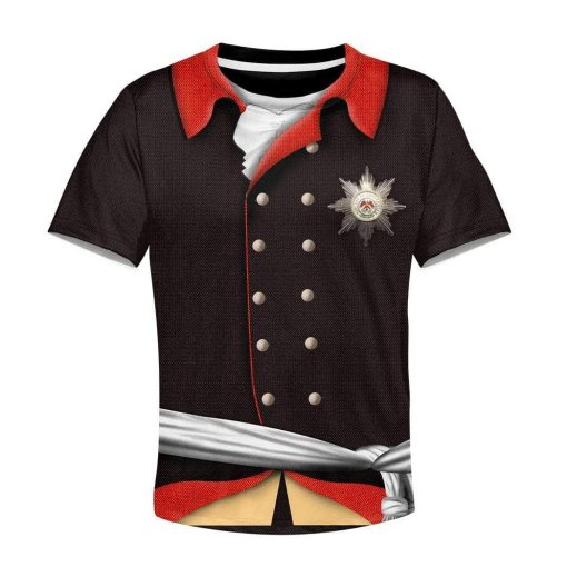 3D Kid Full-Print Frederick The Great Apparel HD-DT2691904K Kid 3D Apparel Kid T-Shirt 3XS/2-3