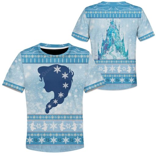 3D Kid Full-Print Ugly Elsa Apparel HD-DT04111913K Kid 3D Apparel