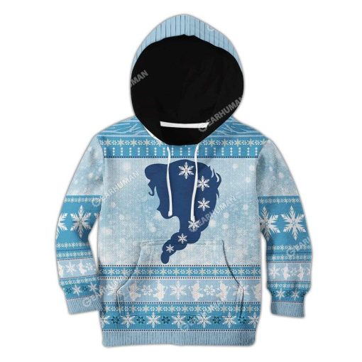 3D Kid Full-Print Ugly Elsa Apparel HD-DT04111913K Kid 3D Apparel Kid Hoodie 2XS/3-4