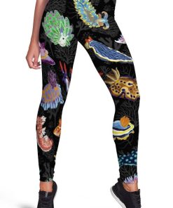 3D Nudibranch Full Print Leggings 3d legging Leggings LEGGINGS S 