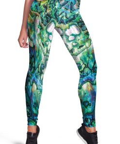 3D Pearl Shell Full Print Leggings 3d legging Leggings LEGGINGS S 