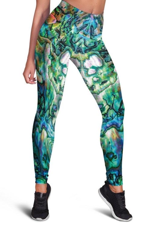 3D Pearl Shell Full Print Leggings 3d legging Leggings LEGGINGS S