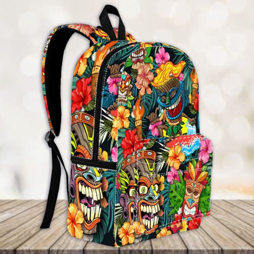 Gearhumans 3D Tiki Tiki Awesome Custom Backpack