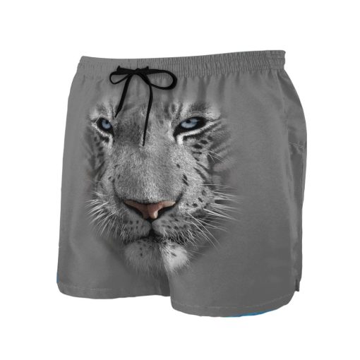 Gearhumans 3D White Tiger Custom Hawaii Shirt - Image 9
