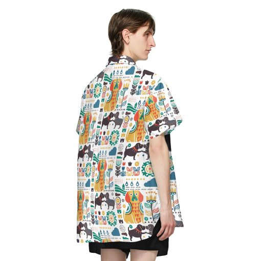 Gearhumans 3D Scandinavian Beagle Custom Hawaii Shirt - Image 4
