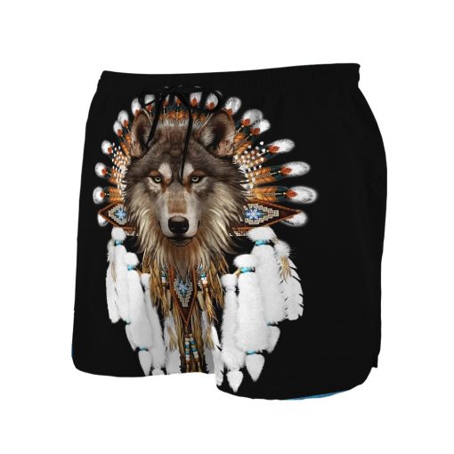 Gearhumans 3D Native Wolf Custom Hawaii Shirt - Image 10