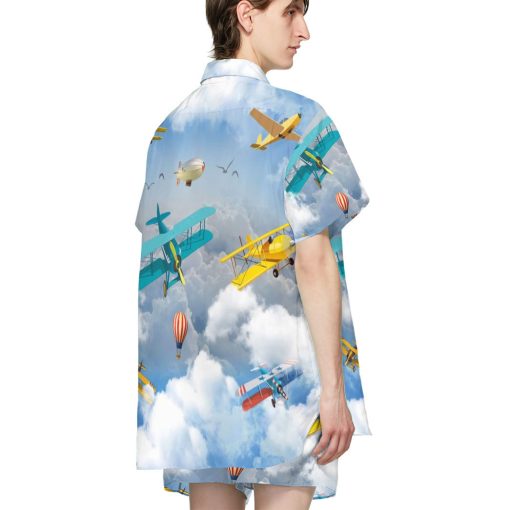 Gearhumans 3D Aerobatic Planes Custom Hawaii Shirt 4 Gearhumans 3D Aerobatic Planes Custom Hawaii Shirt - Image 4
