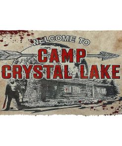Gearhumans 3D Friday The 13th Welcome To Crystal Lake Custom Doormat