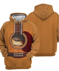 Gearhumans Acoustic Guitar - 3D All Over Printed Shirt