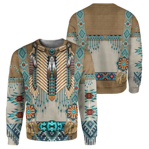 Gearhumans Native American - 3D All Over Printed Shirt - Image 2