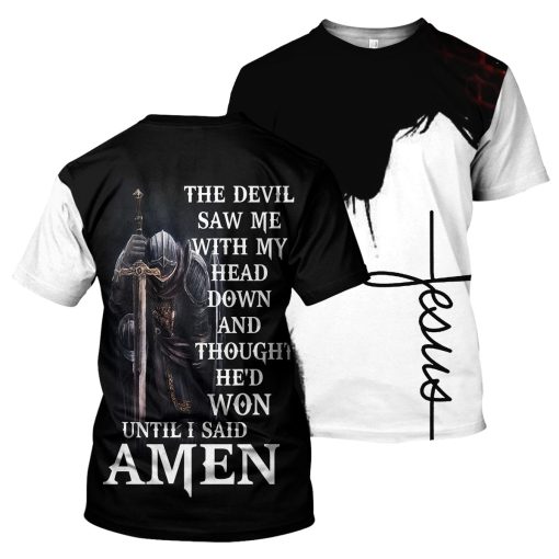 Gearhumans Knight Templar - 3D All Over Printed Shirt - Image 2