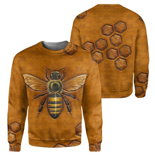 Gearhumans Bee - 3D All Over Printed Shirt - Image 2