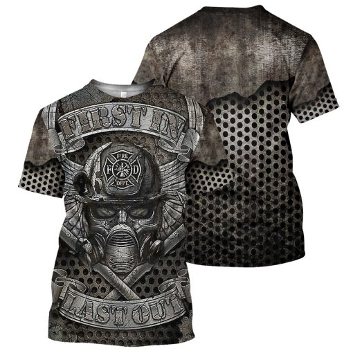 Gearhumans Firefighter- 3D All Over Printed Shirt