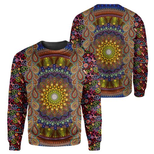 Gearhumans Sunflower Hippie - 3D All Over Printed Shirt