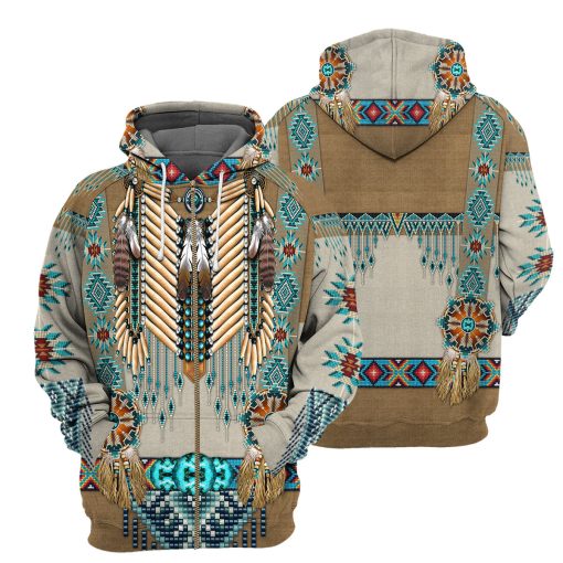 Gearhumans Native American - 3D All Over Printed Shirt - Image 4