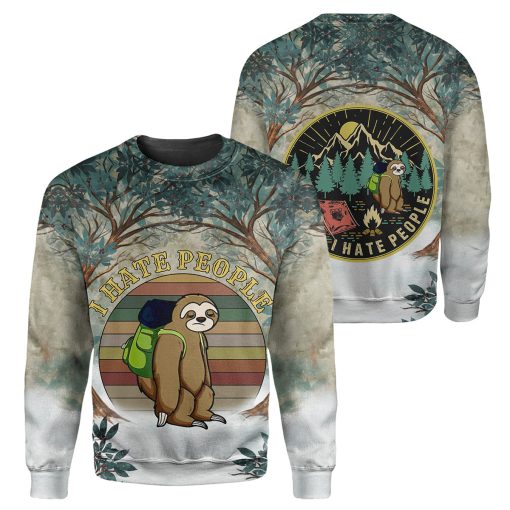 Gearhumans Sloth - 3D All Over Printed Shirt - Image 2