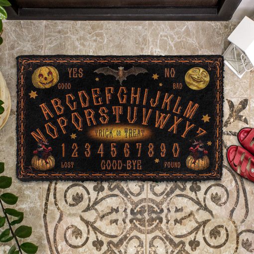 Gearhumans 3D Talking Board Ouijia Board Halloween Style Custom Doormat - Image 5