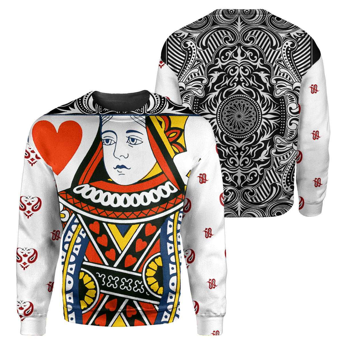 Gearhumans Poker Queen - 3D All Over Printed Shirt 2 Gearhumans Poker Queen - 3D All Over Printed Shirt - Image 2