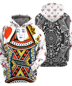 Gearhumans Poker Queen - 3D All Over Printed Shirt