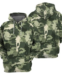 Gearhumans Camo Scuba Diving - 3D All Over Printed Shirt