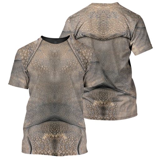 Gearhumans Rhinoceros - 3D All Over Printed Shirt