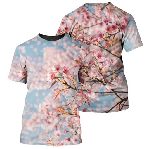 Gearhumans Cherry Blossom - 3D All Over Printed Shirt - Image 3