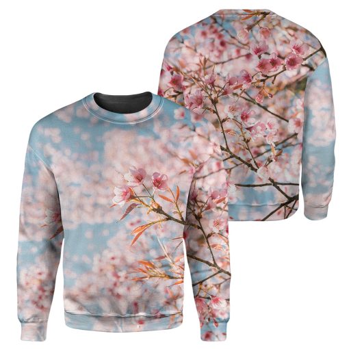Gearhumans Cherry Blossom - 3D All Over Printed Shirt - Image 2