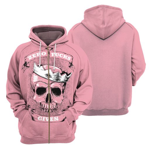 Gearhumans Pink Skull - 3D All Over Printed Shirt - Image 4