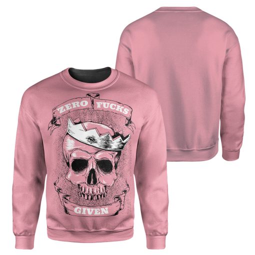 Gearhumans Pink Skull - 3D All Over Printed Shirt - Image 2