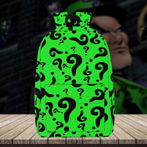 Gearhumans 3D DC The Riddler Custom Backpack - Image 4
