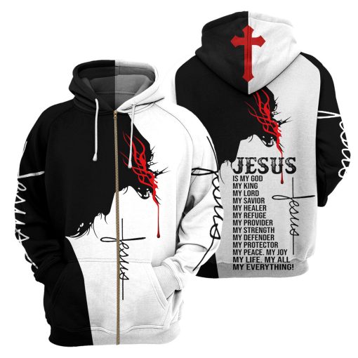 Gearhumans Jesus Is My Everything- 3D All Over Printed Shirt - Image 4