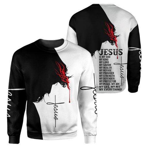 Gearhumans Jesus Is My Everything- 3D All Over Printed Shirt - Image 2