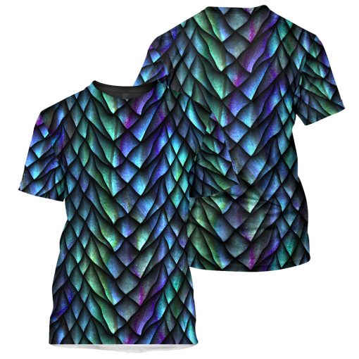Gearhumans Dragon Scales - 3D All Over Printed Shirt