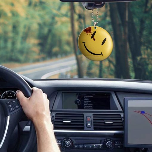 Gearhumans 3D Smiley Face Car Hanging