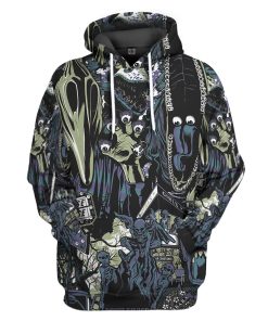 Gearhumans 3D Beetlejuice Adam And Barbara Custom Tshirt Hoodie Apparel