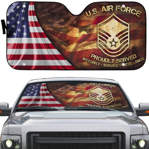 Gearhumans 3D US Air Force Auto Sun Shade