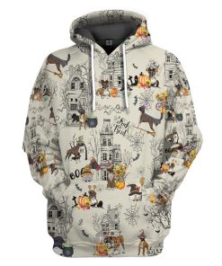 Gearhumans 3D Halloween Town With Boxer Custom Tshirt Hoodie Apparel